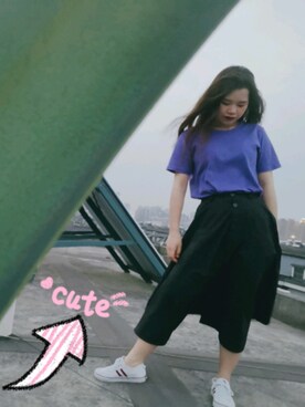 「天台」｜元一元さん（レディース・163cm）の春コーディネート