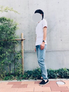 「ZOZO」｜「アイテム（スリッポン）」を使った、Sararinoさん（メンズ・170cm）の秋コーディネート
