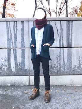 Sararinoさん（メンズ・170cm）の冬コーディネート