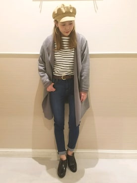 「レプシィム(LEPSIM)」｜「アイテム（キャスケット）」を使った、chiakiさん（レディース・161cm）の冬コーディネート