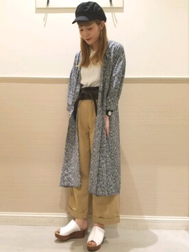 「レプシィム(LEPSIM)」｜「アイテム（キャスケット）」を使った、chiakiさん（レディース・161cm）の春コーディネート