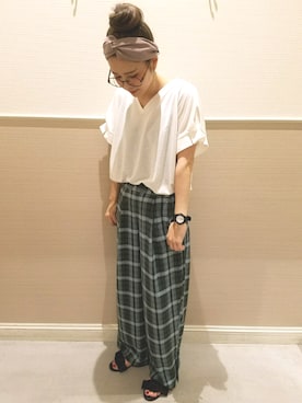chiakiさん（レディース・161cm）の夏コーディネート