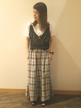 chiakiさん（レディース・161cm）の夏コーディネート