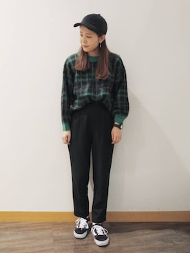 「レプシィム(LEPSIM)」｜「アイテム（キャップ）」を使った、chiakiさん（レディース・161cm）の冬コーディネート