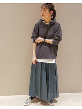 「レプシィム(LEPSIM)」｜「アイテム（パーカー）」を使った、chiakiさん（レディース・161cm）の春コーディネート