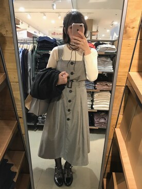 「NookNook（ヌークヌーク）のアイテム」を使った、Owさん（レディース・153cm）の春コーディネート