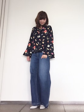 「STUDIOUS（ステュディオス）のアイテム（パンプス）」を使った、naaaさん（レディース・162cm）の冬コーディネート