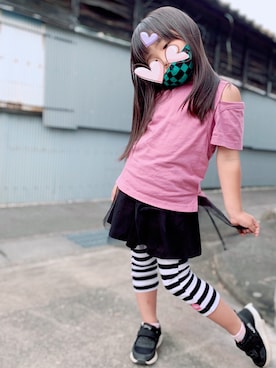 ®️ikunan☺︎さん（キッズ・110cm）の秋コーディネート