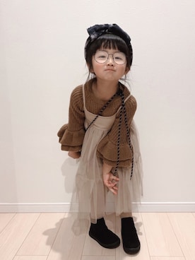 ®️ikunan☺︎さん（キッズ・110cm）の冬コーディネート