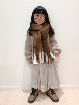 ®️ikunan☺︎さん（キッズ・110cm）の冬コーディネート