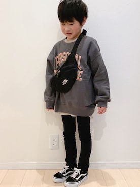 ®️ikunan☺︎さん（キッズ・120cm）の冬コーディネート