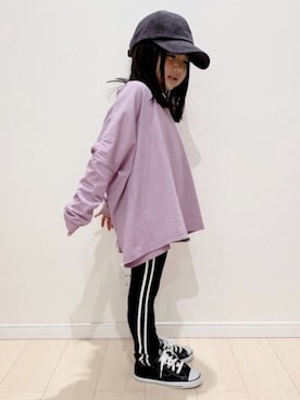 ®️ikunan☺︎さん（キッズ・110cm）の春コーディネート