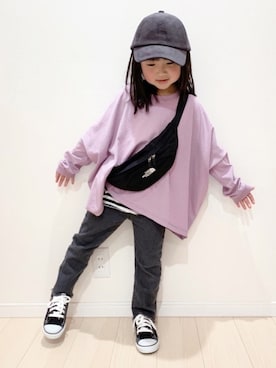 ®️ikunan☺︎さん（キッズ・110cm）の春コーディネート