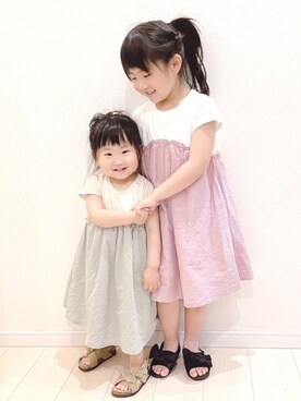 ®️ikunan☺︎さん(キッズ・110cm)の春コーディネート
