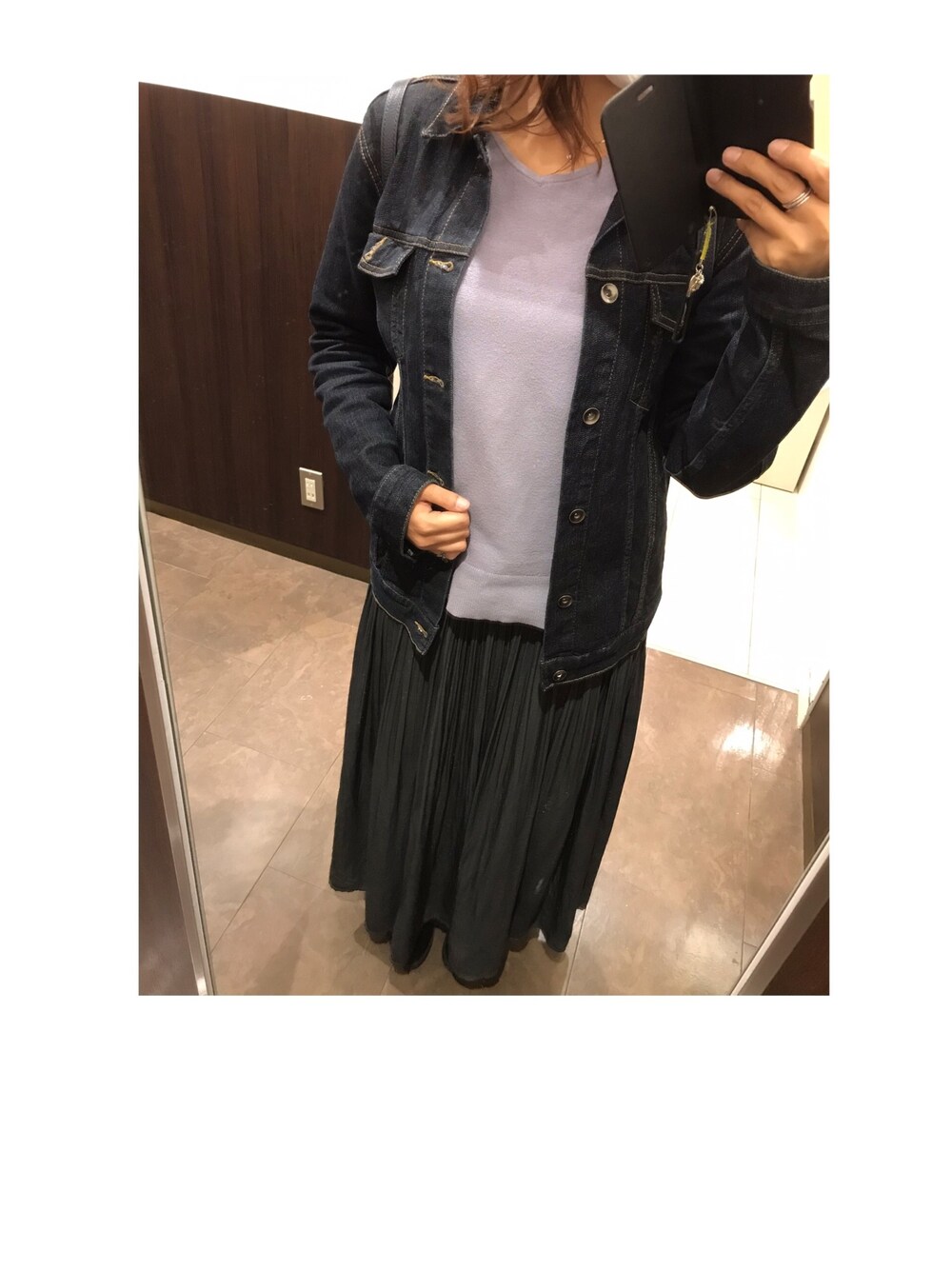 「アパレル、おしゃれになりたい、いつかのコーデ、シンプルコーデ、スカートスタイル、いいねお願いします💕、いいね返し」｜「GRAND GLOBALのアイテム（スカート、グレー系）」を使った、pypy02さん（レディース・163cm）の春コーディネートの1枚目の写真