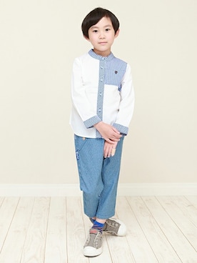 「RAGMART（ラグマート）のアイテム」を使った、RAGMARTさん（キッズ・113cm）の秋コーディネート