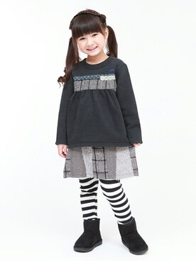 「RAGMART（ラグマート）のアイテム（スウェット）」を使った、RAGMARTさん（キッズ・109cm）の冬コーディネート