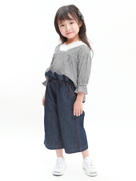 「RAGMART（ラグマート）のアイテム（パンツ）」を使った、RAGMARTさん（キッズ・108cm）の春コーディネート