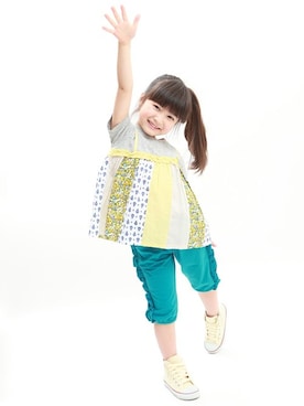 「RAGMART（ラグマート）のアイテム（パンツ）」を使った、RAGMARTさん（キッズ・109cm）の春コーディネート