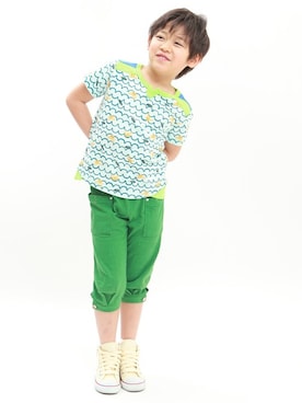 「RAGMART（ラグマート）のアイテム（パンツ）」を使った、RAGMARTさん（キッズ・112cm）の春コーディネート