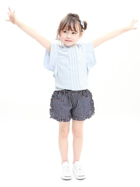 「RAGMART（ラグマート）のアイテム（パンツ）」を使った、RAGMARTさん（キッズ・107cm）の春コーディネート