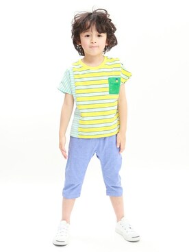「RAGMART（ラグマート）のアイテム（パンツ）」を使った、RAGMARTさん（キッズ・112cm）の夏コーディネート