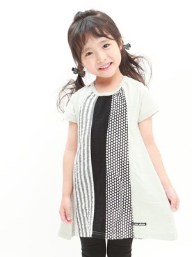 「RAGMART（ラグマート）のアイテム（チュニック）」を使った、RAGMARTさん（キッズ・108cm）の夏コーディネート