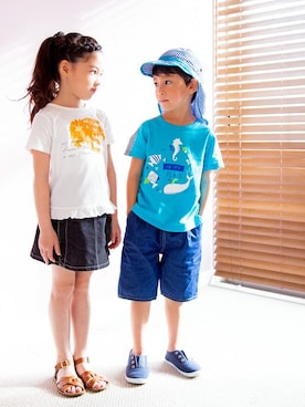 「RAGMART（ラグマート）のアイテム」を使った、RAGMARTさん（キッズ・109cm）の夏コーディネート