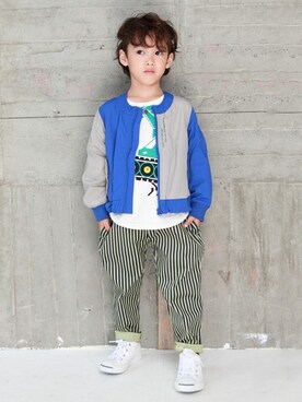 「RAGMART（ラグマート）のアイテム（ジャケット/アウター）」を使った、RAGMARTさん（キッズ・106cm）の春コーディネート