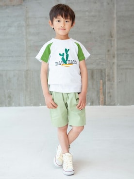 「RAGMART（ラグマート）のアイテム（トップス）」を使った、RAGMARTさん（キッズ・110cm）の夏コーディネート