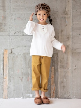 「RAGMART（ラグマート）のアイテム（パンツ）」を使った、RAGMARTさん（キッズ・110cm）の夏コーディネート
