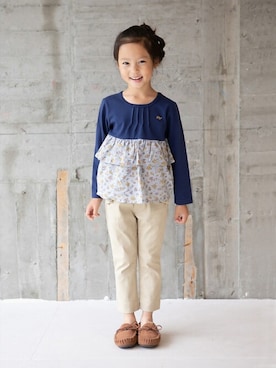 「RAGMART（ラグマート）のアイテム」を使った、RAGMARTさん（キッズ・110cm）の秋コーディネート