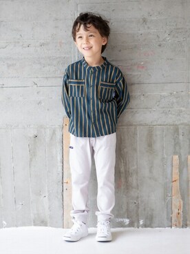 「RAGMART（ラグマート）のアイテム（パンツ）」を使った、RAGMARTさん（キッズ・108cm）の秋コーディネート