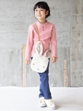 「RAGMART（ラグマート）のアイテム」を使った、RAGMARTさん（キッズ・108cm）の秋コーディネート