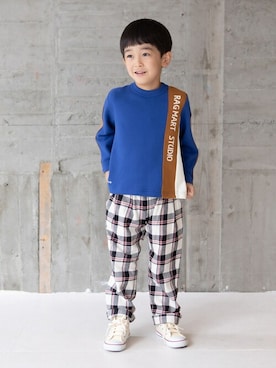 「RAGMART（ラグマート）のアイテム（パンツ）」を使った、RAGMARTさん（キッズ・109cm）の秋コーディネート