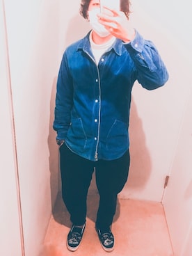 「weac.（ウィークス）のアイテム（ジャケット/アウター）」を使った、T.さん（メンズ・171cm）の冬コーディネート