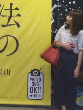 「Linetta（リネッタ）のアイテム」を使った、Akaneさん（レディース・167cm）の夏コーディネート