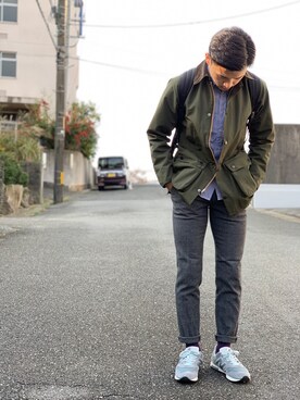 ビジネスバッグを使った バブアー の人気ファッションコーディネート Wear