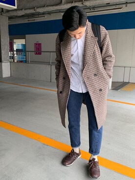 チェスターコートを使った リゾルト のメンズ人気ファッションコーディネート Wear