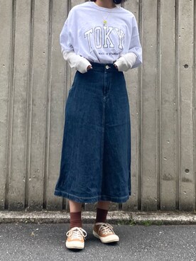 「made in standard （メイドインスタンダード）のアイテム」を使った、yuriさん（レディース・160cm）の春コーディネート