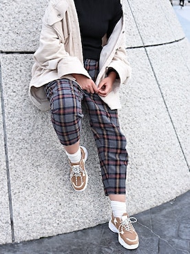 「AAA+（サンエープラス）のアイテム」を使った、ZealMarket/SFWさん（レディース・161cm）の春コーディネート