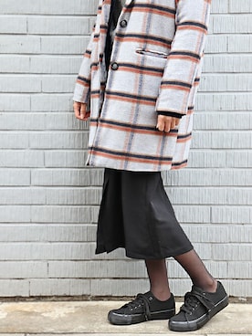 「厚底スニーカー」｜ZealMarket/SFWさん（レディース・161cm）の春コーディネート