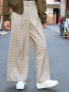 「キャンバスシューズ」｜ZealMarket/SFWさん（レディース・161cm）の春コーディネート