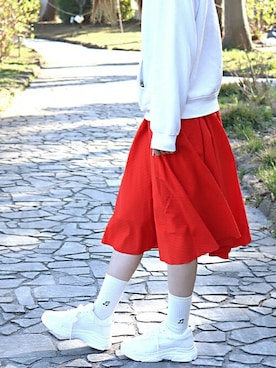 「AAA+（サンエープラス）のアイテム」を使った、ZealMarket/SFWさん（レディース・161cm）の春コーディネート