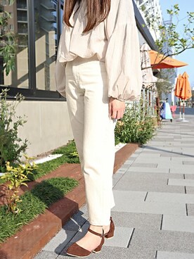 「LibertyDoll（リバティードール）のアイテム（パンプス）」を使った、ZealMarket/SFWさん（レディース・161cm）の春コーディネート