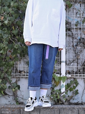 「AAA+（サンエープラス）のアイテム」を使った、ZealMarket/SFWさん（レディース・161cm）の春コーディネート