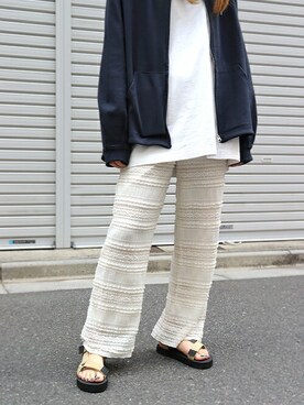 「AAA+（サンエープラス）のアイテム」を使った、ZealMarket/SFWさん（レディース・161cm）の春コーディネート