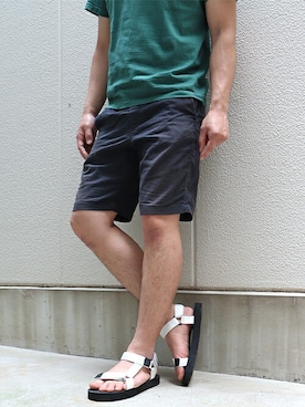 「AAA+（サンエープラス）のアイテム」を使った、ZealMarket/SFWさん（メンズ・161cm）の夏コーディネート