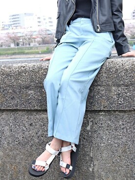 「AAA+（サンエープラス）のアイテム」を使った、ZealMarket/SFWさん（レディース・161cm）の夏コーディネート