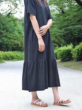 「AAA+（サンエープラス）のアイテム」を使った、ZealMarket/SFWさん（レディース・161cm）の夏コーディネート